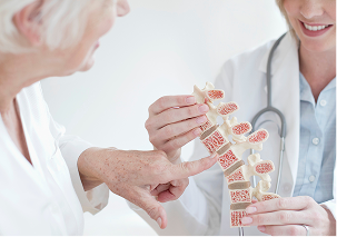 골다공증성 척추 압박 골절 환자인 경우